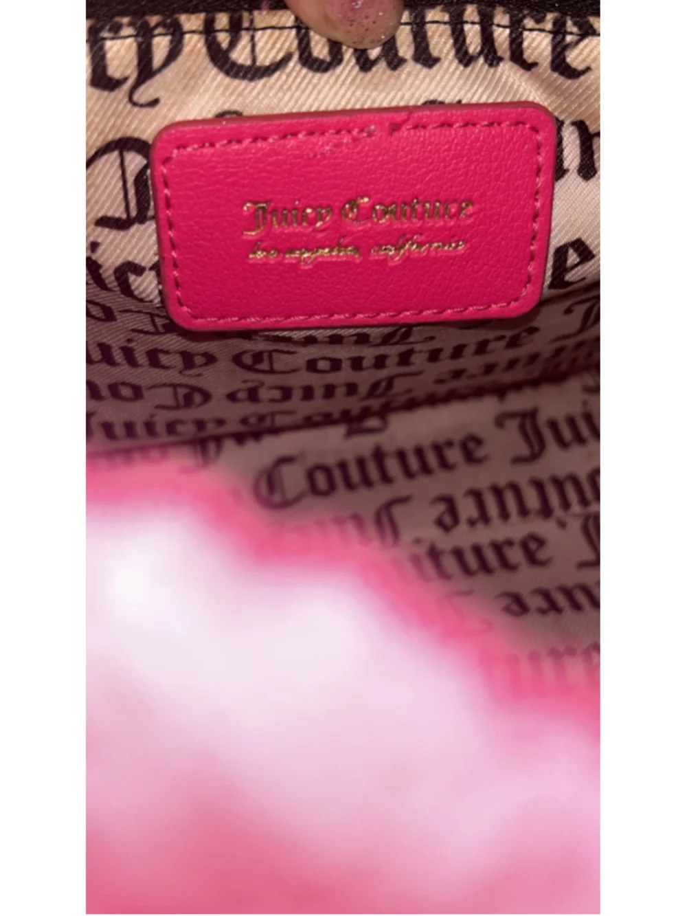 Women's Juicy Couture Faux Fur Satchel Bag One Size Pink